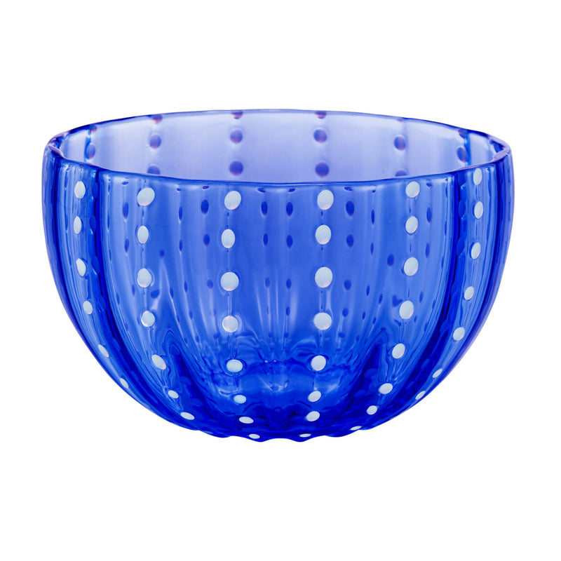 Conjunto 2 Bowls de Vidro Orquídea Azul 11cm x 6,5cm - Wolff - Grupo Rojemac