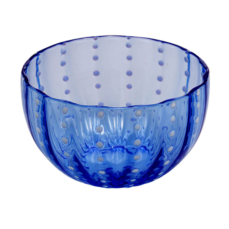 Conjunto 2 Bowls de Vidro Orquídea Azul 11cm x 6,5cm - Wolff - Grupo Rojemac