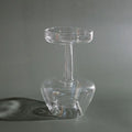 Vaso de Vidro Escultural – Design Nórdico Colorido para Flores Secas ou Arranjos Solo