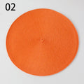 Jogo Americano Redondo de 38cm em PP Texturizado – Lavável, Antiderrapante e Colorido