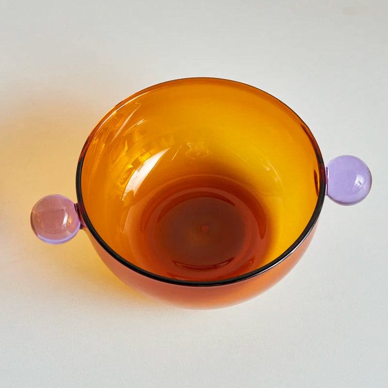Tigela de Vidro com Alça – Design Minimalista e Resistência Térmica