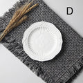 Pratos de Cerâmica com Textura Artesanal – Bordas Irregulares para Mesa Posta Natural e Elegante