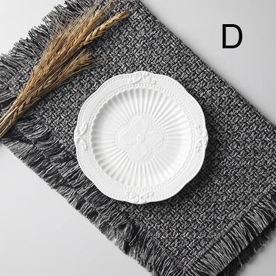 Pratos de Cerâmica com Textura Artesanal – Bordas Irregulares para Mesa Posta Natural e Elegante