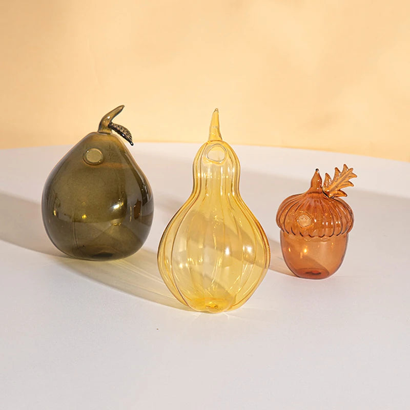 Vaso Decorativo de Vidro Colorido – Design Criativo para Flores e Arranjos
