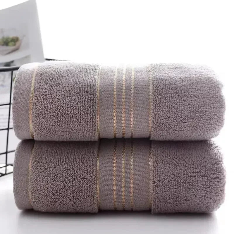 Conjunto com 2 Toalhas de Rosto – Algodão Puro, Espessadas e de Secagem Rápida