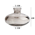 Mini Vaso de Vidro Transparente – Design Minimalista para Arranjos Delicados