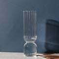 Vaso de Vidro Escultural – Design Nórdico Colorido para Flores Secas ou Arranjos Solo