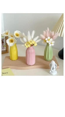 Vaso Decorativo de Vidro Colorido – Design Criativo para Flores e Arranjos