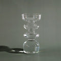 Vaso de Vidro Escultural – Design Nórdico Colorido para Flores Secas ou Arranjos Solo