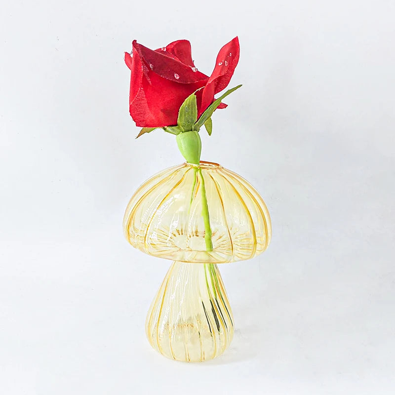 Vaso Decorativo de Vidro Colorido – Design Criativo para Flores e Arranjos