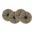 Jogo Americano Redondo de Tecido com Estampa Radial – Linha Classic para Mesa Posta Sofisticada