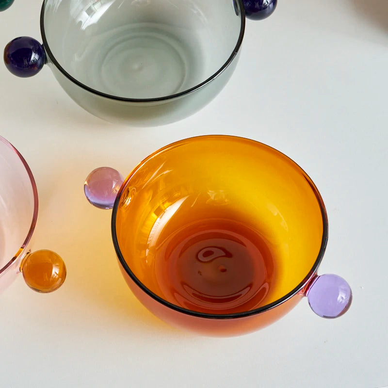 Tigela de Vidro com Alça – Design Minimalista e Resistência Térmica