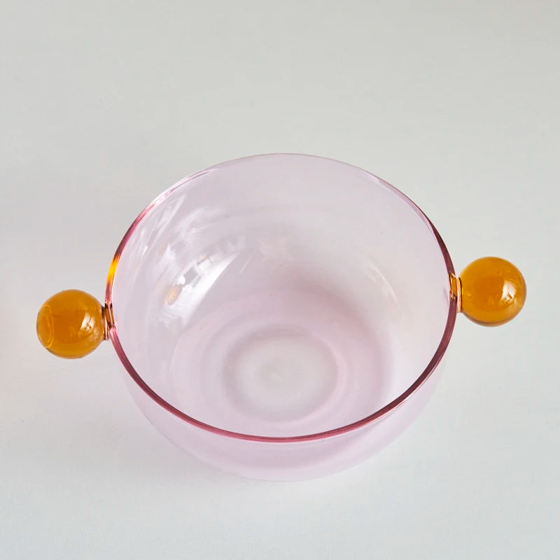 Tigela de Vidro com Alça – Design Minimalista e Resistência Térmica