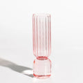 Vaso de Vidro Escultural – Design Nórdico Colorido para Flores Secas ou Arranjos Solo