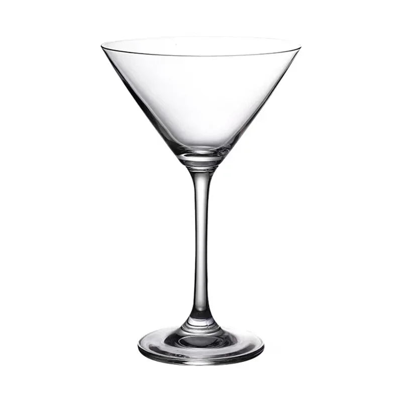 Taça de Martini em Vidro – Design Clássico Triangular para Coquetéis e Bar em Casa