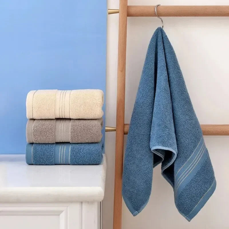 Conjunto com 2 Toalhas de Rosto – Algodão Puro, Espessadas e de Secagem Rápida