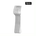 Conjunto de Talheres em Aço Inox 30 Peças – Design Minimalista para Mesa Posta Contemporânea
