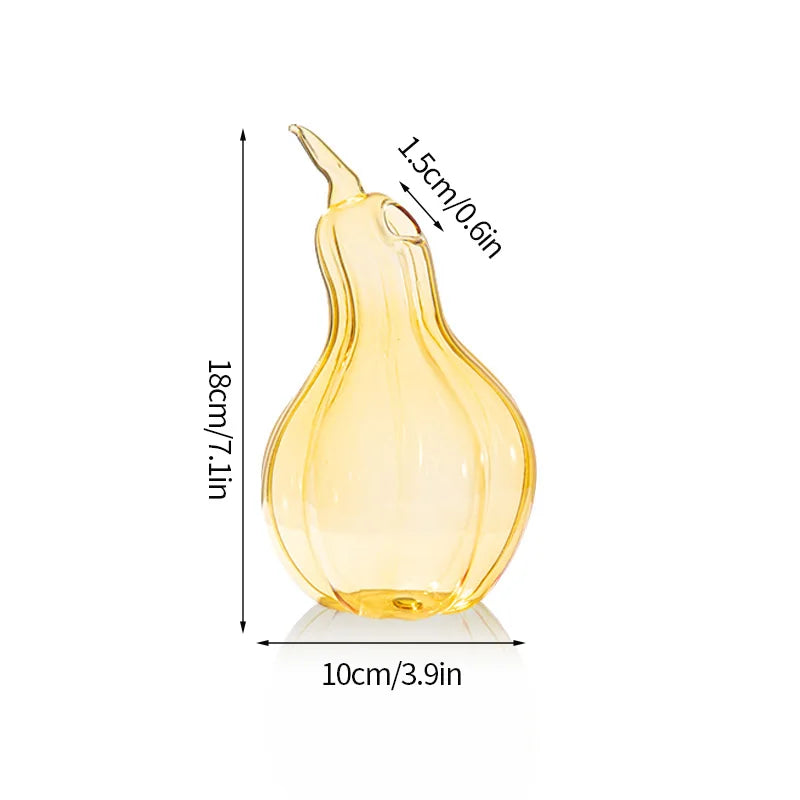 Vaso Decorativo de Vidro Colorido – Design Criativo para Flores e Arranjos