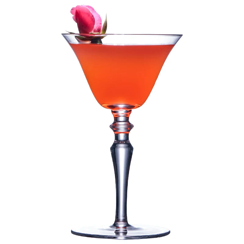 Taça de Coquetel em Cristal – Design Vintage para Drinks Autorais e Festas Elegantes