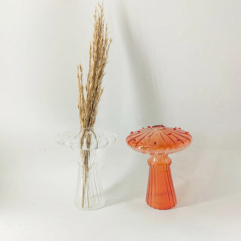 Vaso Decorativo de Vidro Colorido – Design Criativo para Flores e Arranjos