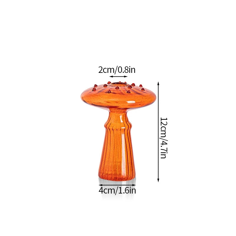 Vaso Decorativo de Vidro Colorido – Design Criativo para Flores e Arranjos