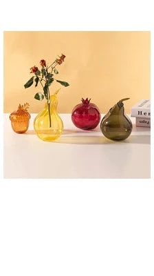 Vaso Decorativo de Vidro Colorido – Design Criativo para Flores e Arranjos