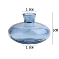 Mini Vaso de Vidro Transparente – Design Minimalista para Arranjos Delicados