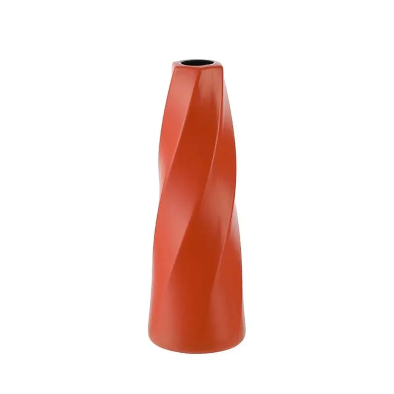 Vaso de Vidro Escultural – Design Nórdico Colorido para Flores Secas ou Arranjos Solo