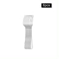 Conjunto de Talheres em Aço Inox 30 Peças – Design Minimalista para Mesa Posta Contemporânea